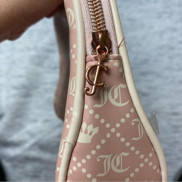 Juicy Couture Dusty Pink Small Zipper Pouch - Picture 2 of 6